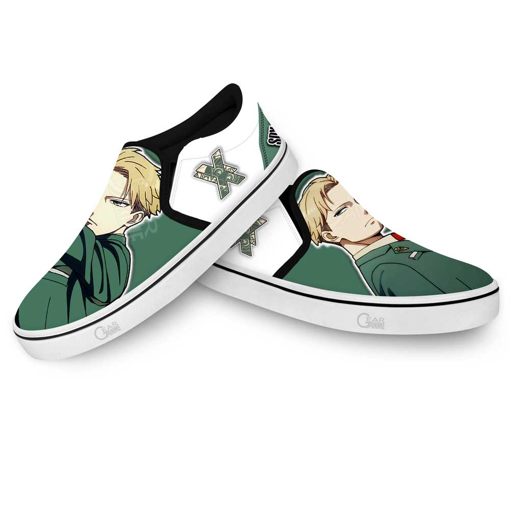 Loid Forger Slip-On Shoes Canvas Spy x Family Custom Anime Shoes Otaku Gift Ideas
