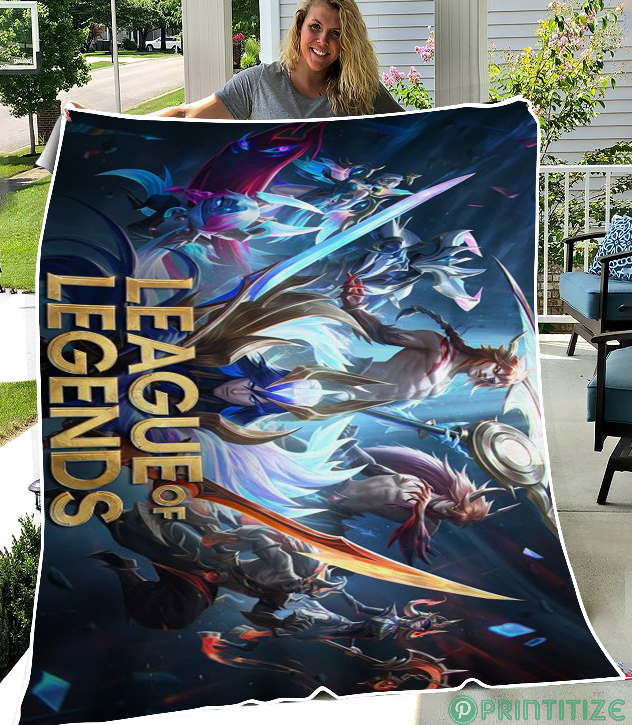 Lol Worlds 2021 Skins Fleece Blanket