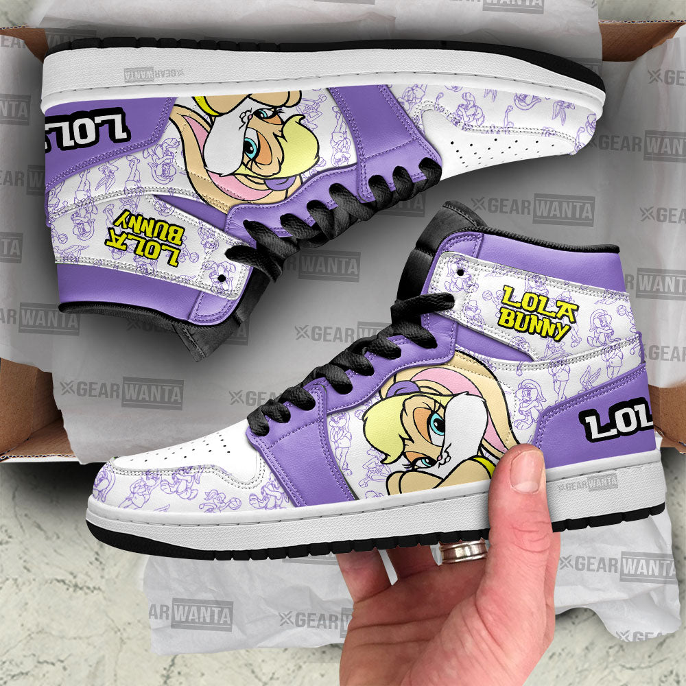 Lola Bunny J1 Shoes For Cartoon Fans Sneakers, Air Jordan Hightop