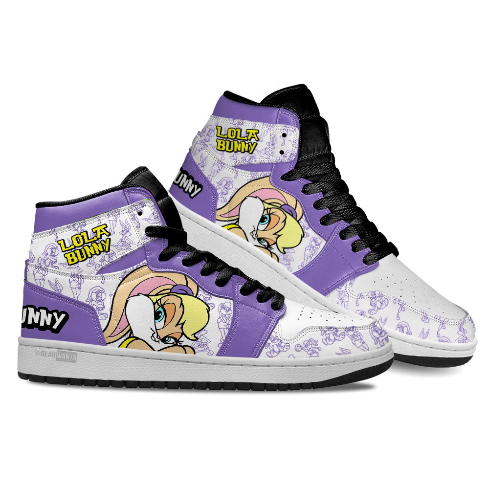 Lola Bunny J1 Shoes For Cartoon Fans Sneakers, Air Jordan Hightop