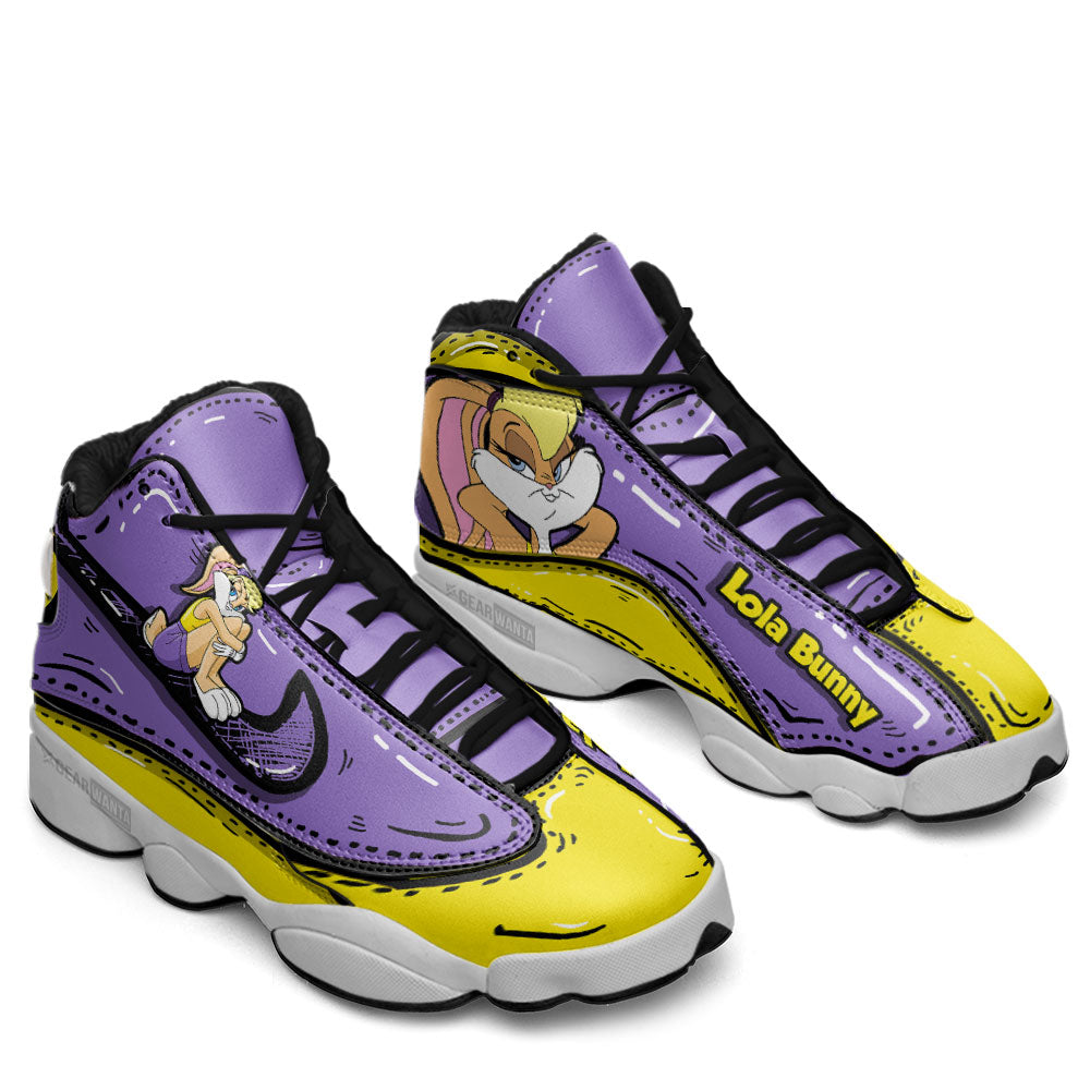 Lola Bunny JD13 Sneakers Comic Style Custom Shoes