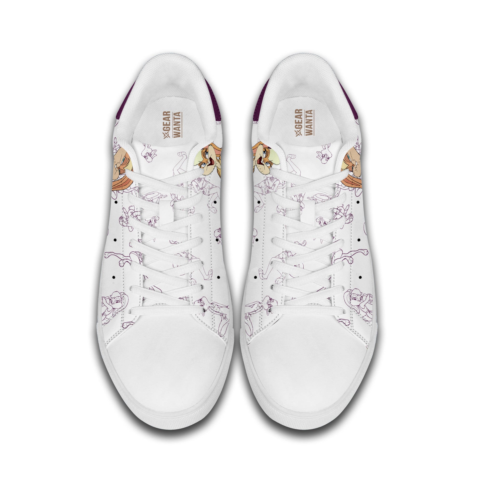 Lola Bunny Skate Shoes Custom Looney Tunes Cartoon Sneakers