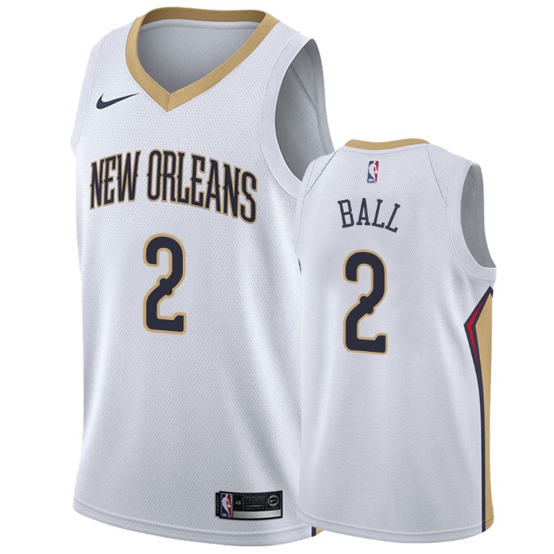 Lonzo Ball New Orleans Pelicans #2 2019-20 Association Men's Jersey - White