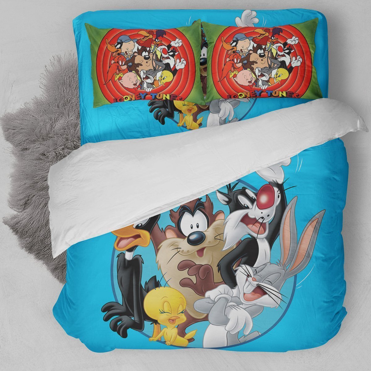 Looney Tunes B Duvet Cover Bedding Set