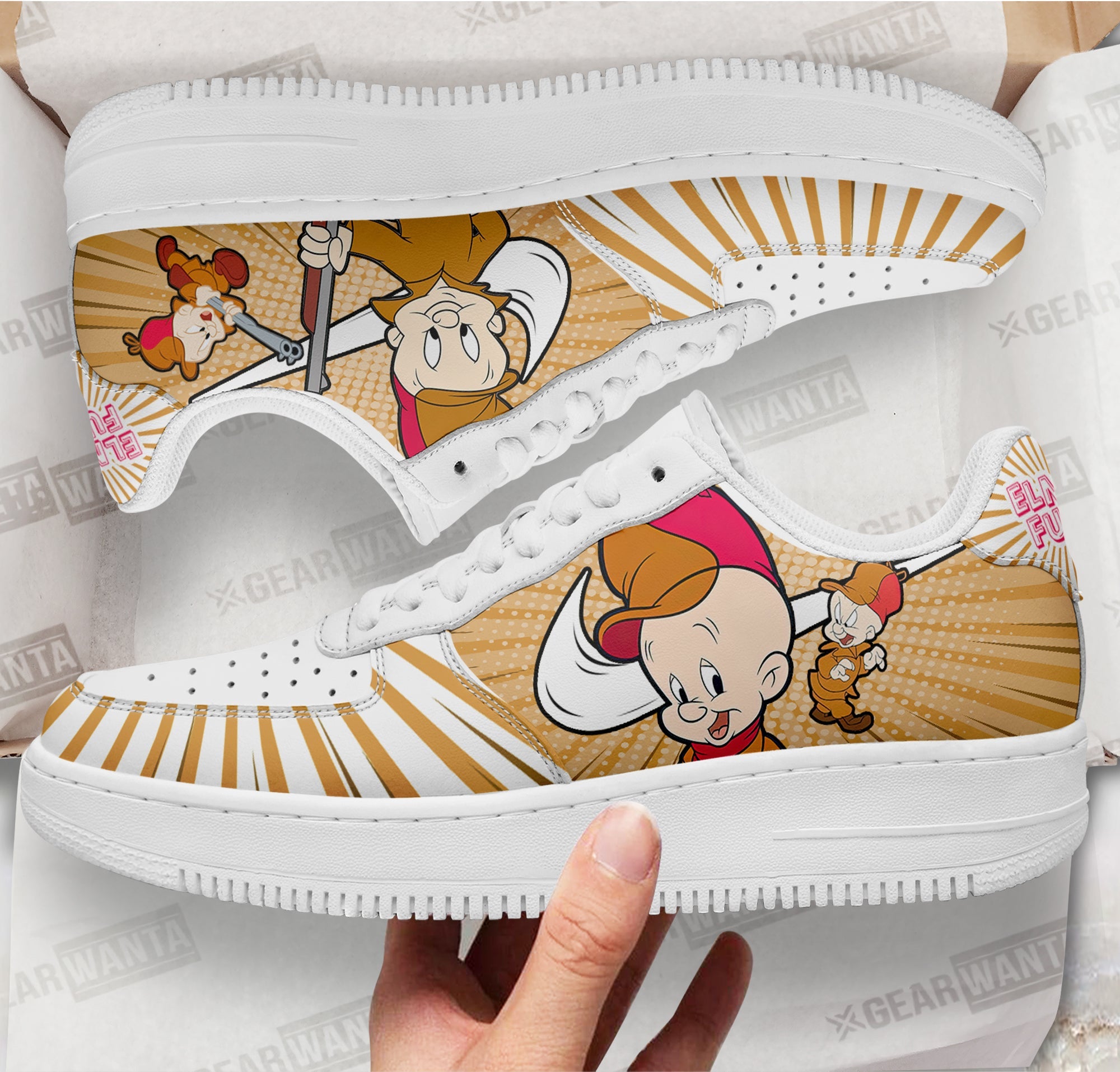 Looney Tunes Elmer Air Sneakers Custom