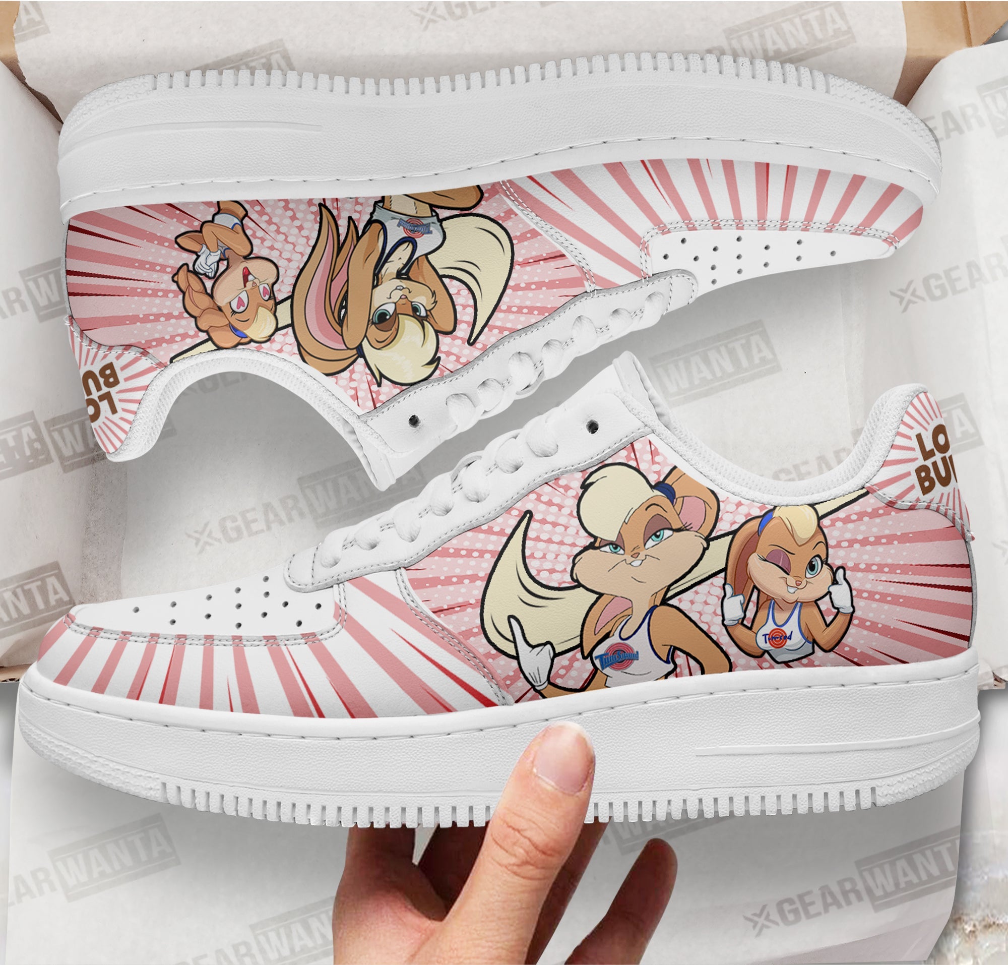 Looney Tunes Lola Bunny Air Sneakers Custom