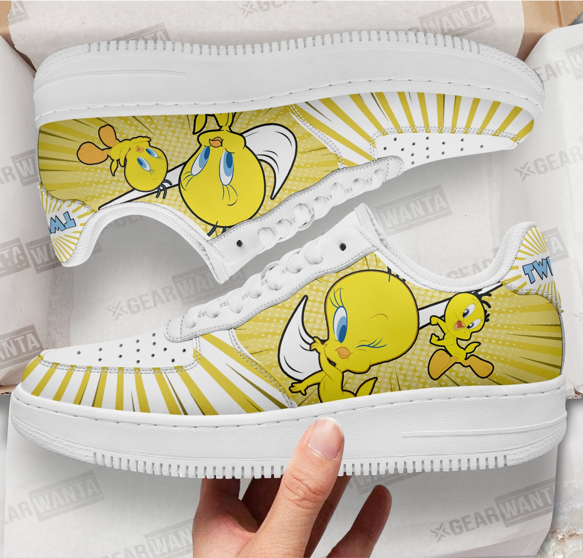 Looney Tunes Tweety Air Sneakers Custom