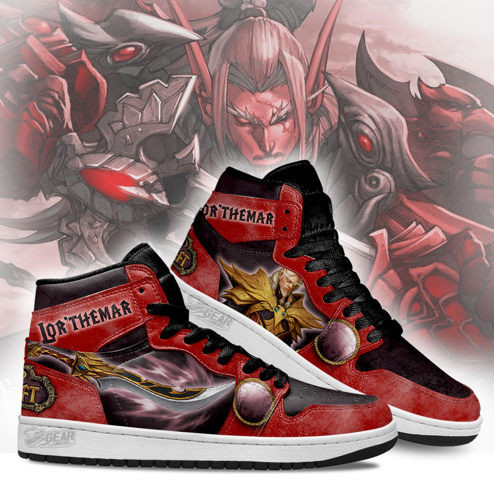 Lor���therma World of Warcraft JD Sneakers Shoes For Fans, Air Jordan Hightop