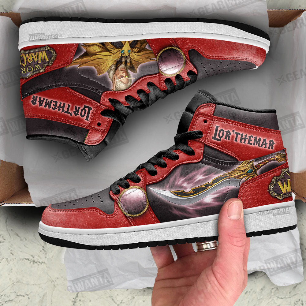 Lor���therma World of Warcraft JD Sneakers Shoes For Fans, Air Jordan Hightop