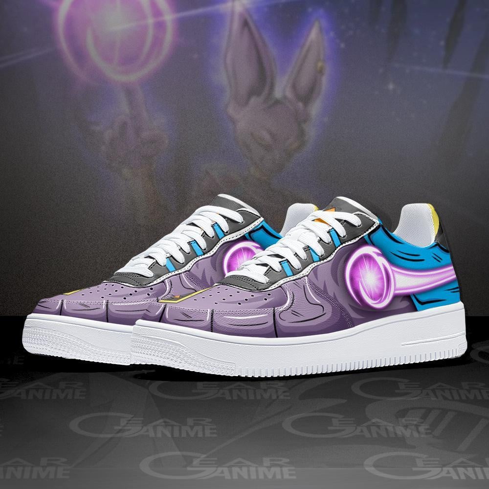 Lord Beerus Air Sneakers Power Skill Custom Dragon Ball Anime Shoes
