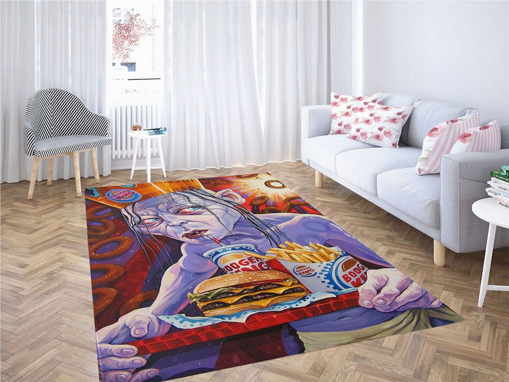 Lord Of The Onion Rings Living Room Modern Carpet Rectangle Rug
