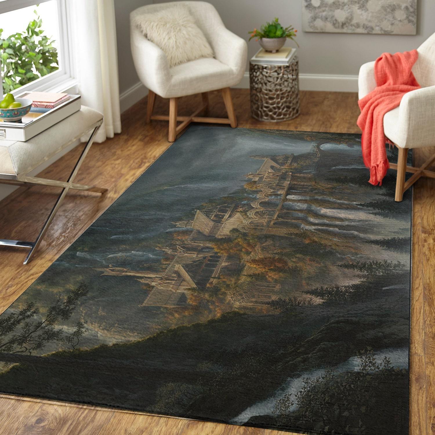 Lord Of The Rings Area Rectangle Rug