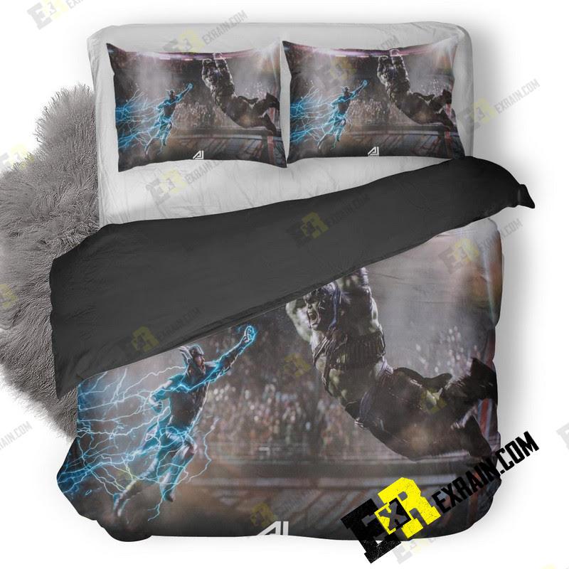 Lord Of Thunder Vs The Strongest Avenger M6 3D Customized Duvet Cover Bedding Set