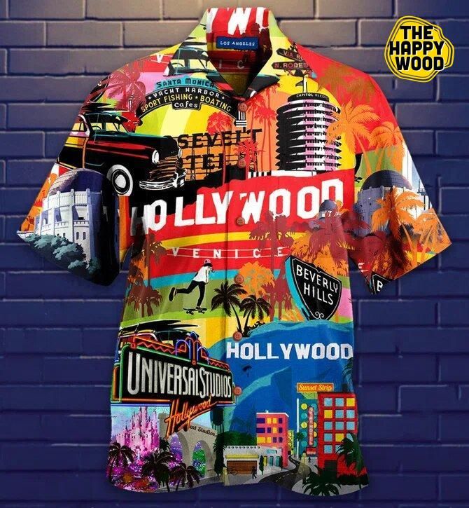 Los Angeles 3D Hawaiian Hawaii Shirt