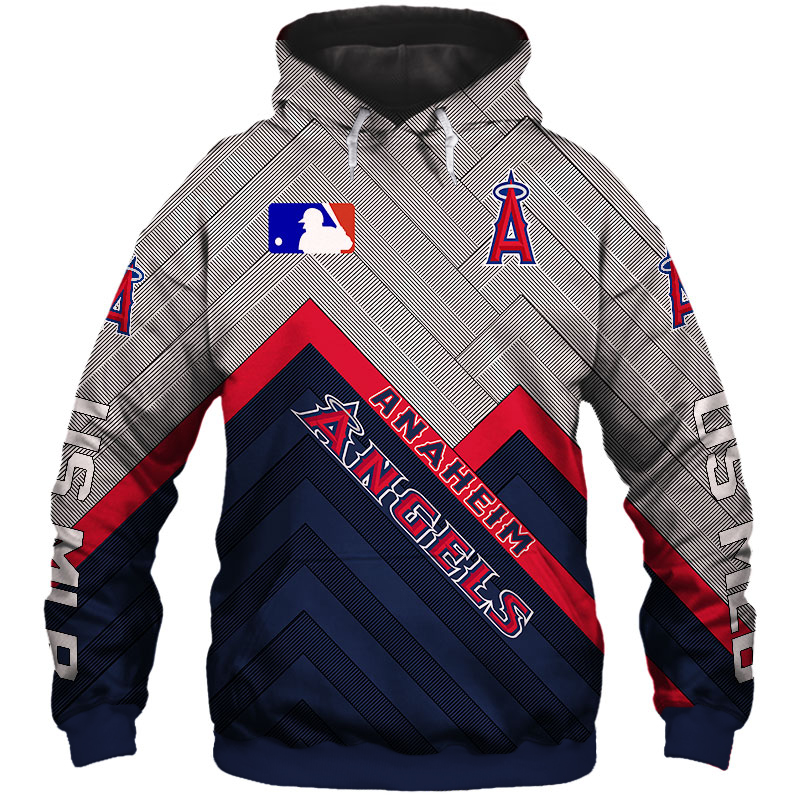 Los Angeles Angels 3D Hoodie Gift For Fans Baseball For Fans MLB
