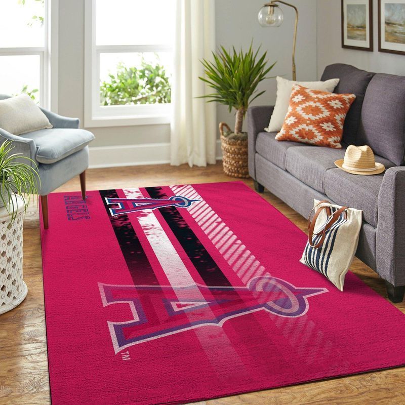 Los Angeles Angels Living Room Area Rectangle Rug