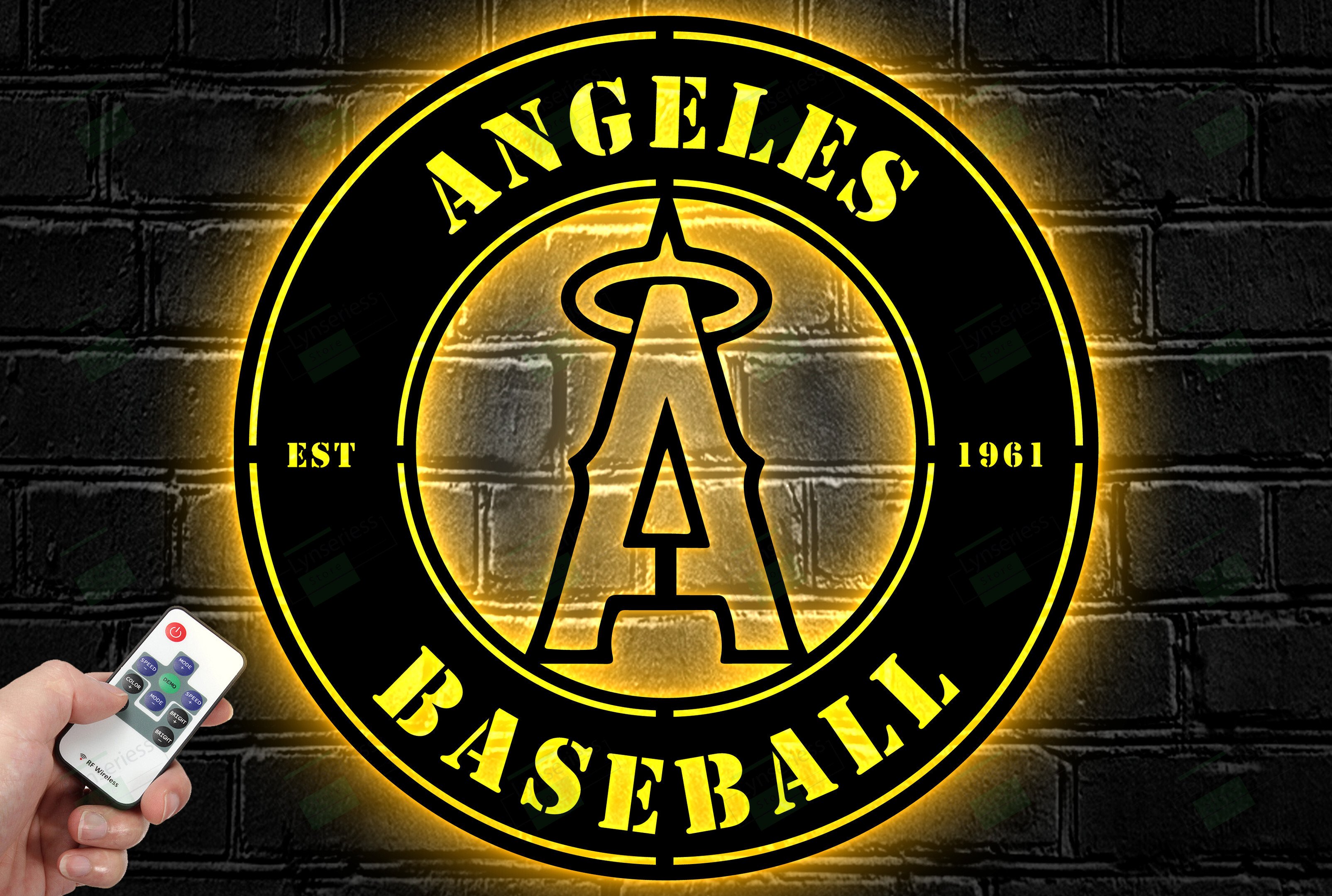 Los Angeles Angels Metal Sign – Led Light Sign MLB