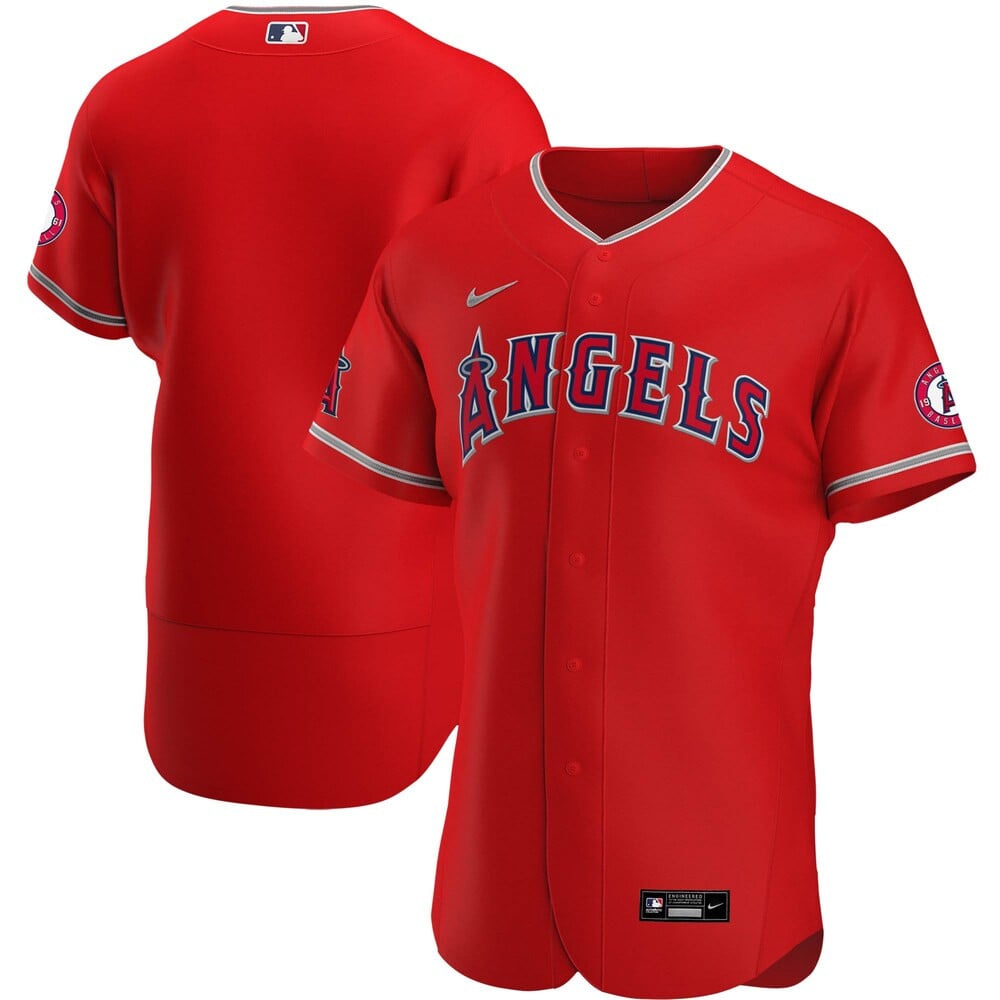 Los Angeles Angels Nike Alternate 2020 Team Stitched Jersey – Red