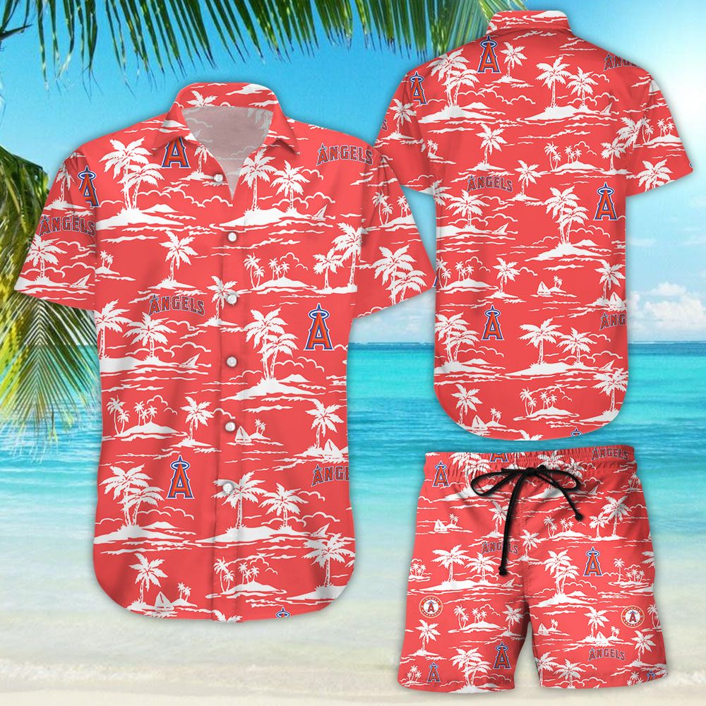 Los Angeles Angels Vintage Hawaiian Shirt