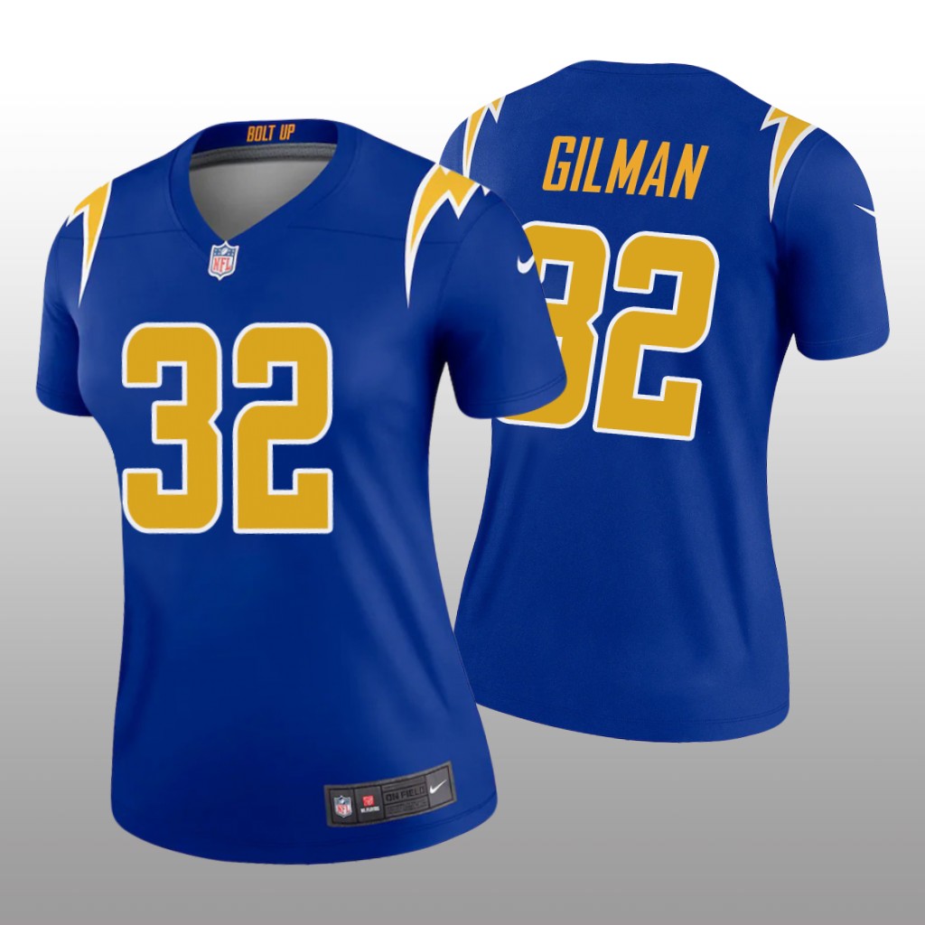 Los Angeles Chargers Alohi Gilman Royal Jersey Legend - Women's
