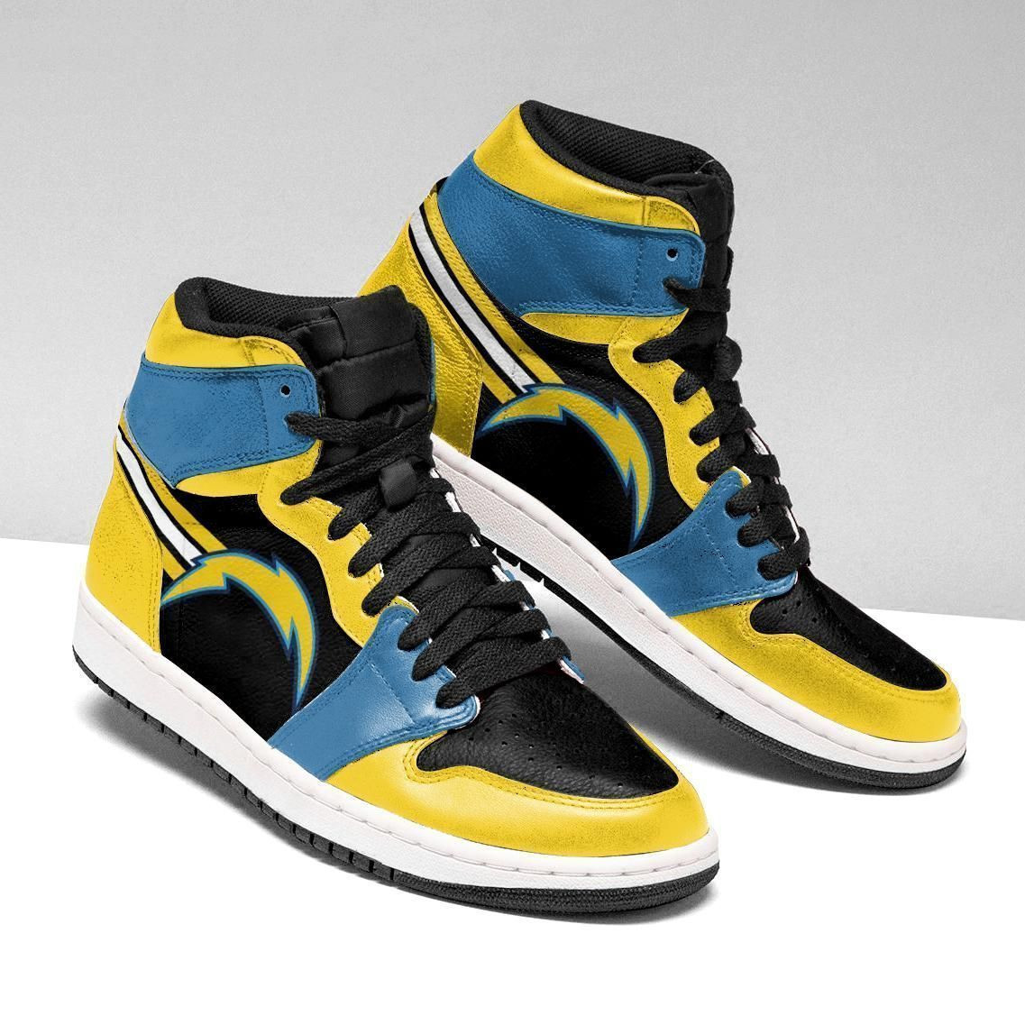 Los Angeles Chargers American football team Nfl Teams S Shoes Sport Sneakers High Top Air Jordan Sneaker, Air Jordan Hightop