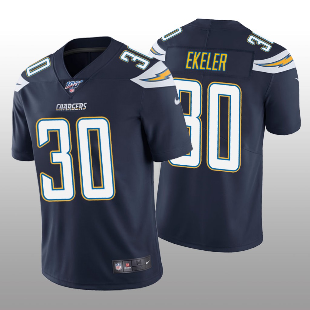 Los Angeles Chargers Austin Ekeler Navy Vapor Limited Jersey 100th Season - Men's