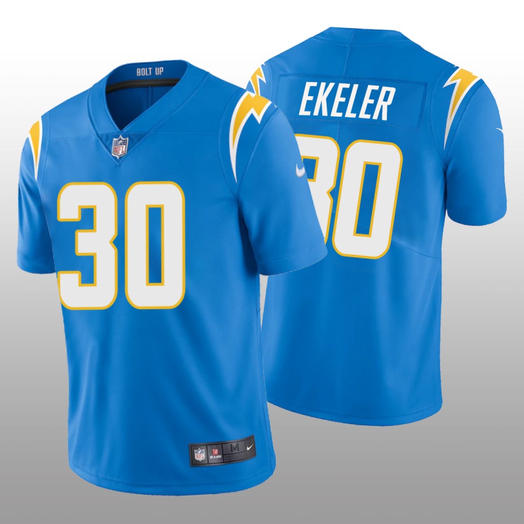 Los Angeles Chargers Austin Ekeler Powder Blue Jersey 2020 Vapor Limited - Men's
