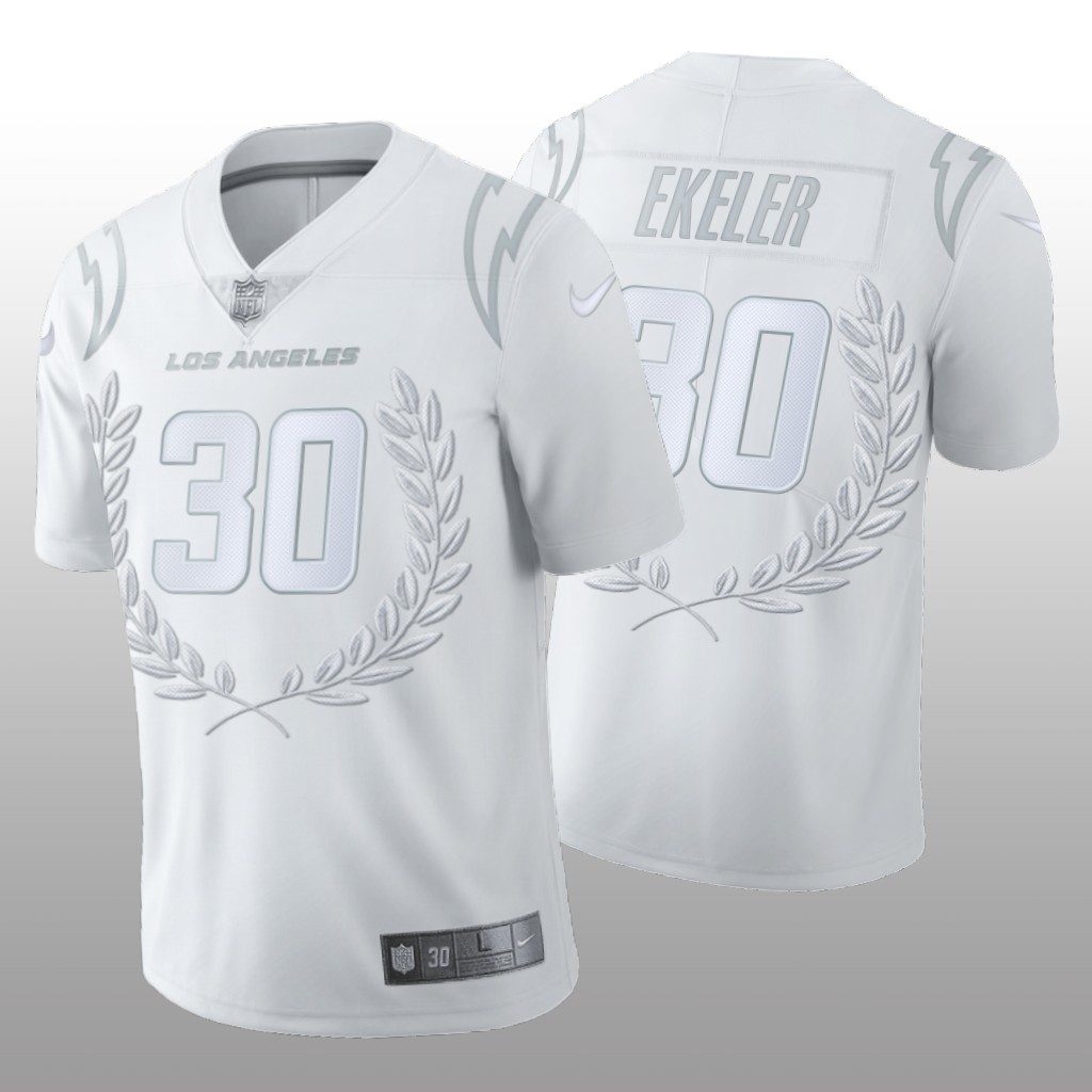 Los Angeles Chargers Austin Ekeler White Jersey 2020 Platinum Limited