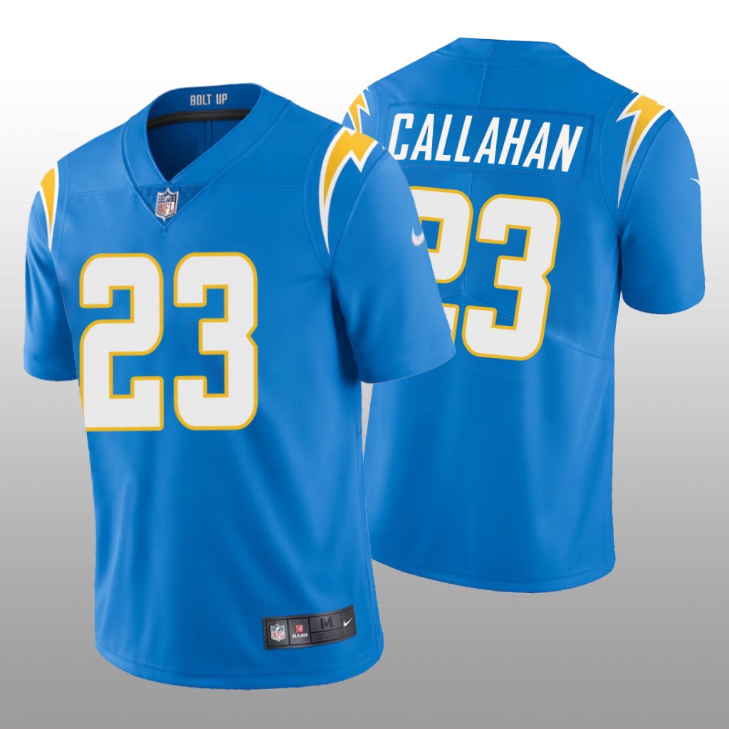 Los Angeles Chargers Bryce Callahan Powder Blue Jersey Vapor Limited - Men's