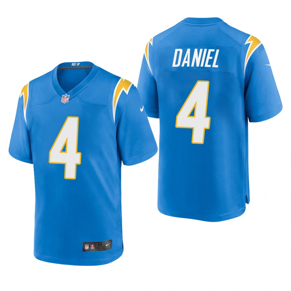 Los Angeles Chargers Chase Daniel Powder Blue Jersey Game - Men's