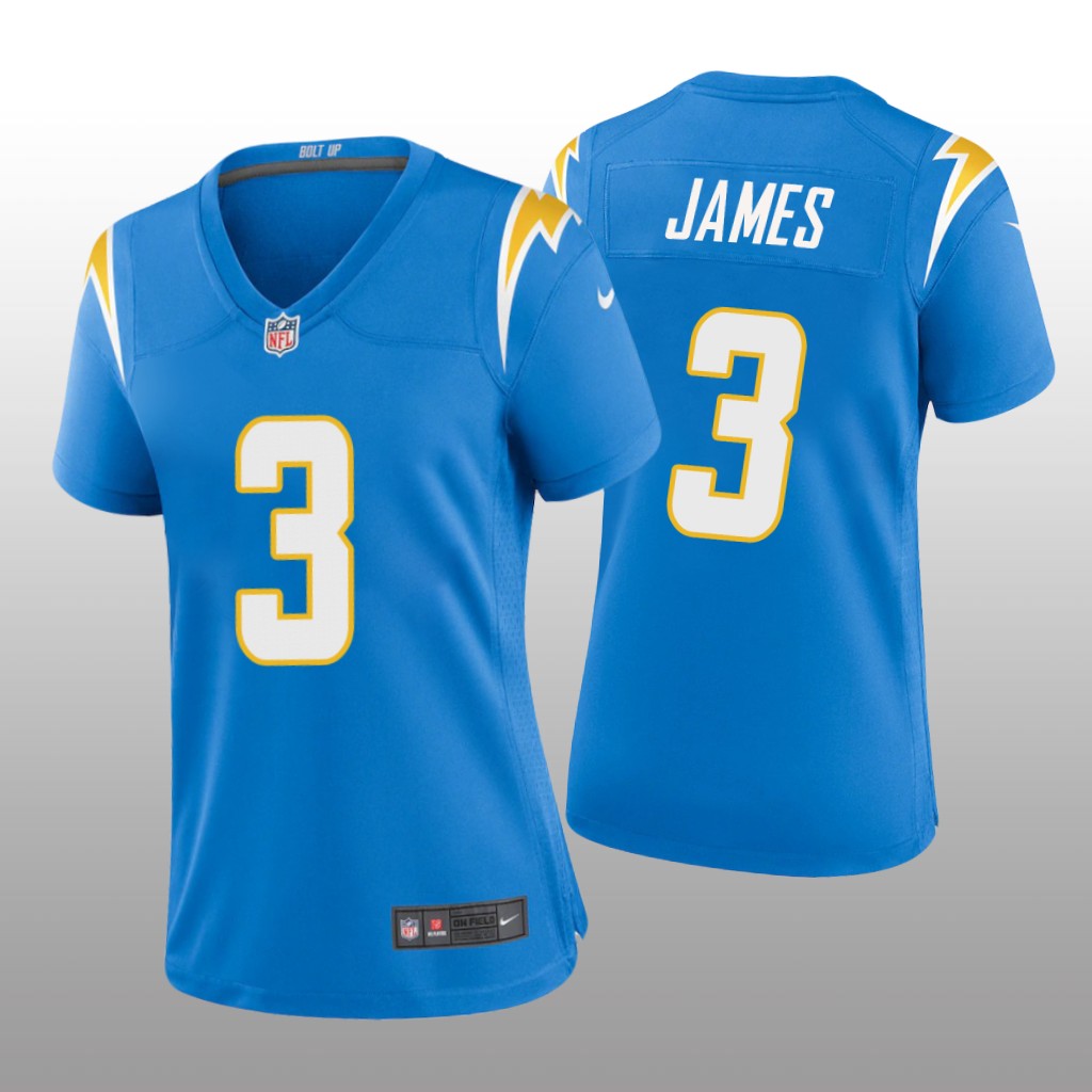 Los Angeles Chargers Derwin James Powder Blue Jersey Game - Women's