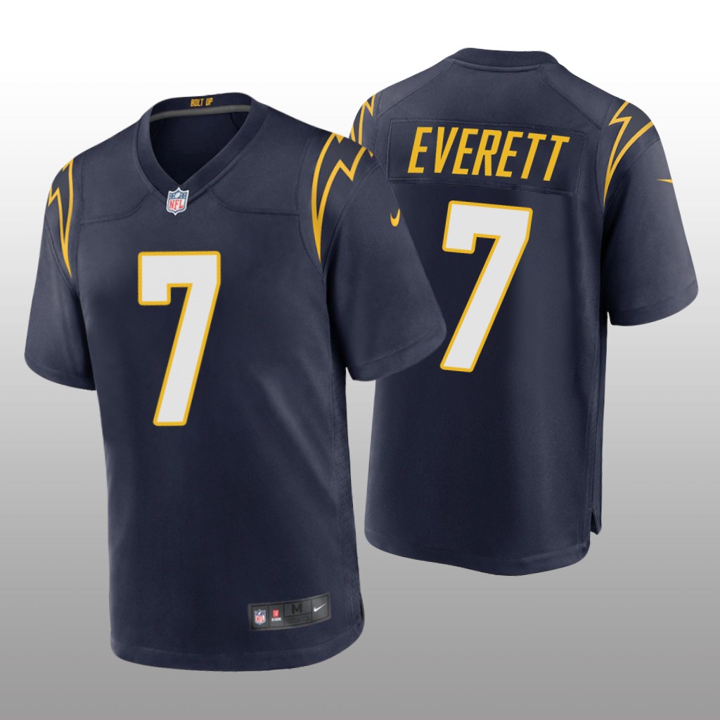 Los Angeles Chargers Gerald Everett Navy Jersey Alternate Game - Men's