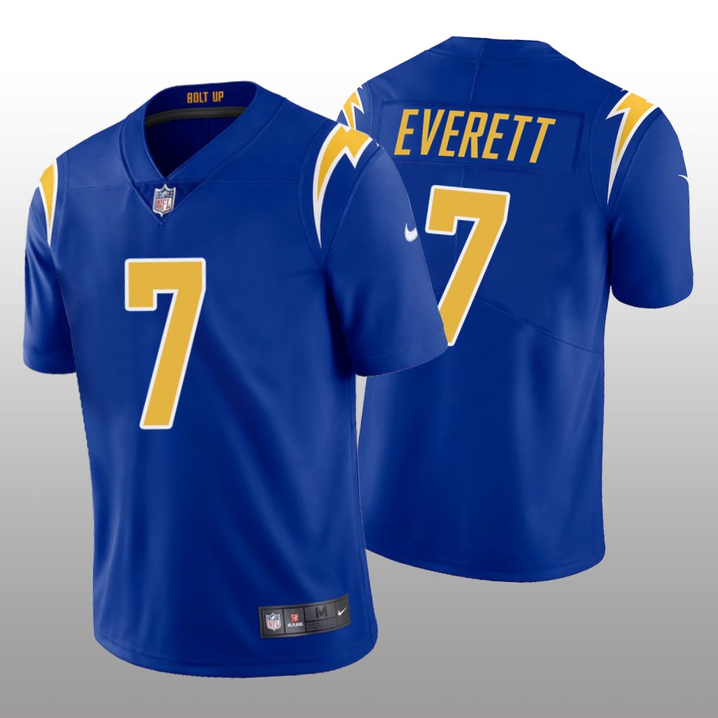 Los Angeles Chargers Gerald Everett Royal Jersey Alternate Vapor Limited Vapor Limited - Men's