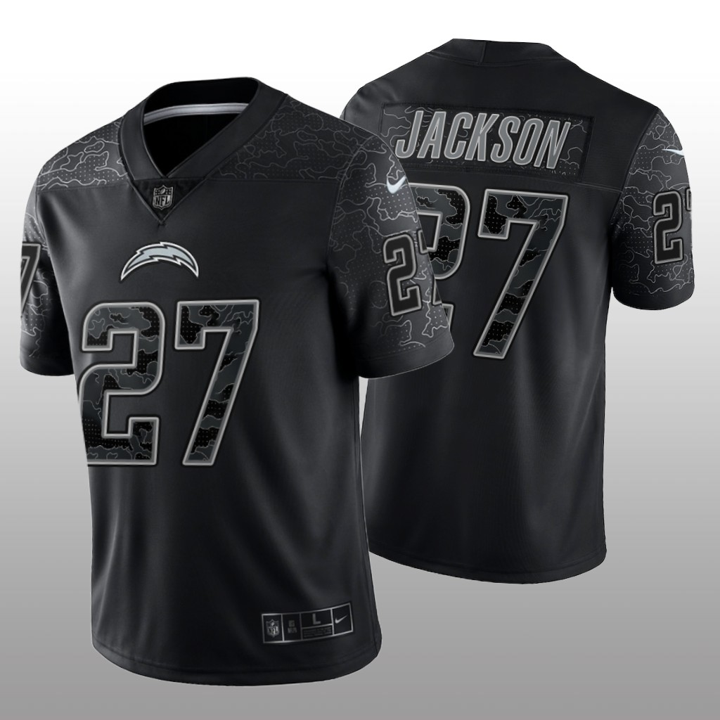 Los Angeles Chargers J.C. Jackson Black Jersey Reflective Limited - Men's