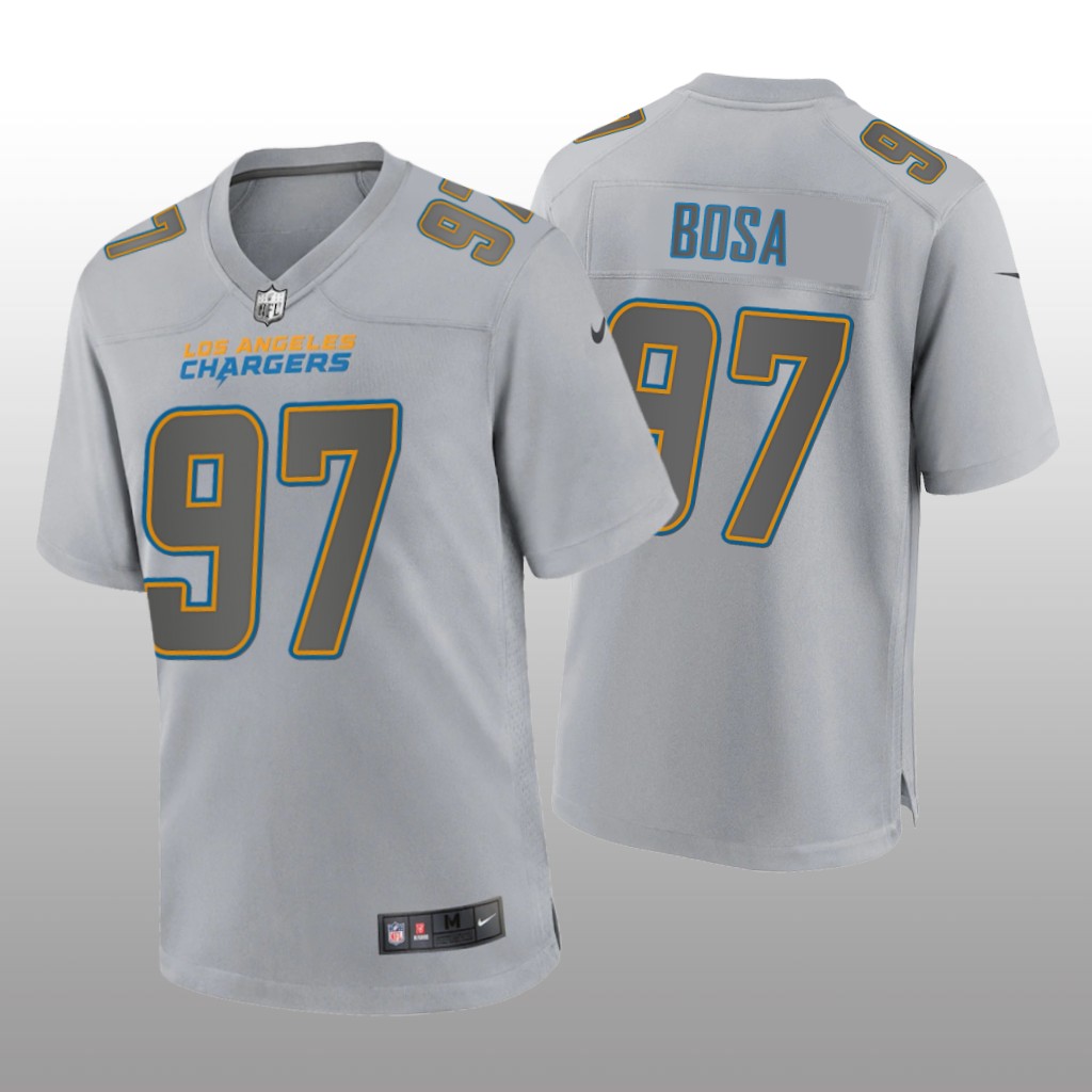 Los Angeles Chargers Joey Bosa Gray Jersey Atmosphere Fashion Game - Men's