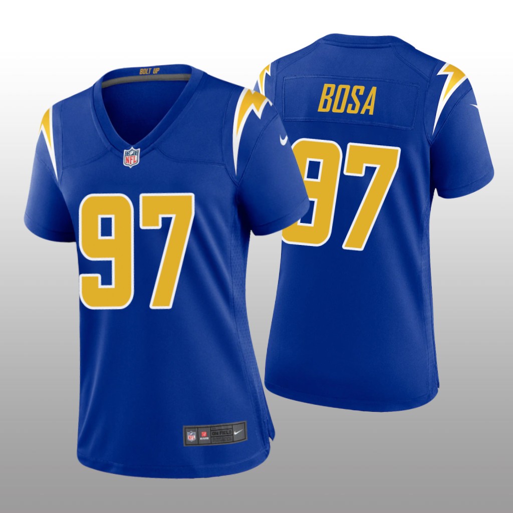 Los Angeles Chargers Joey Bosa Royal Jersey 2nd Alternate Game - Women's