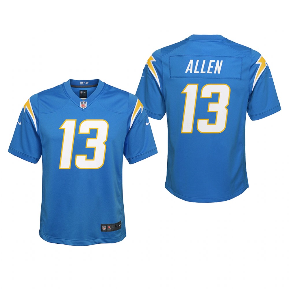 Los Angeles Chargers Keenan Allen Powder Blue Jersey Game - Youth