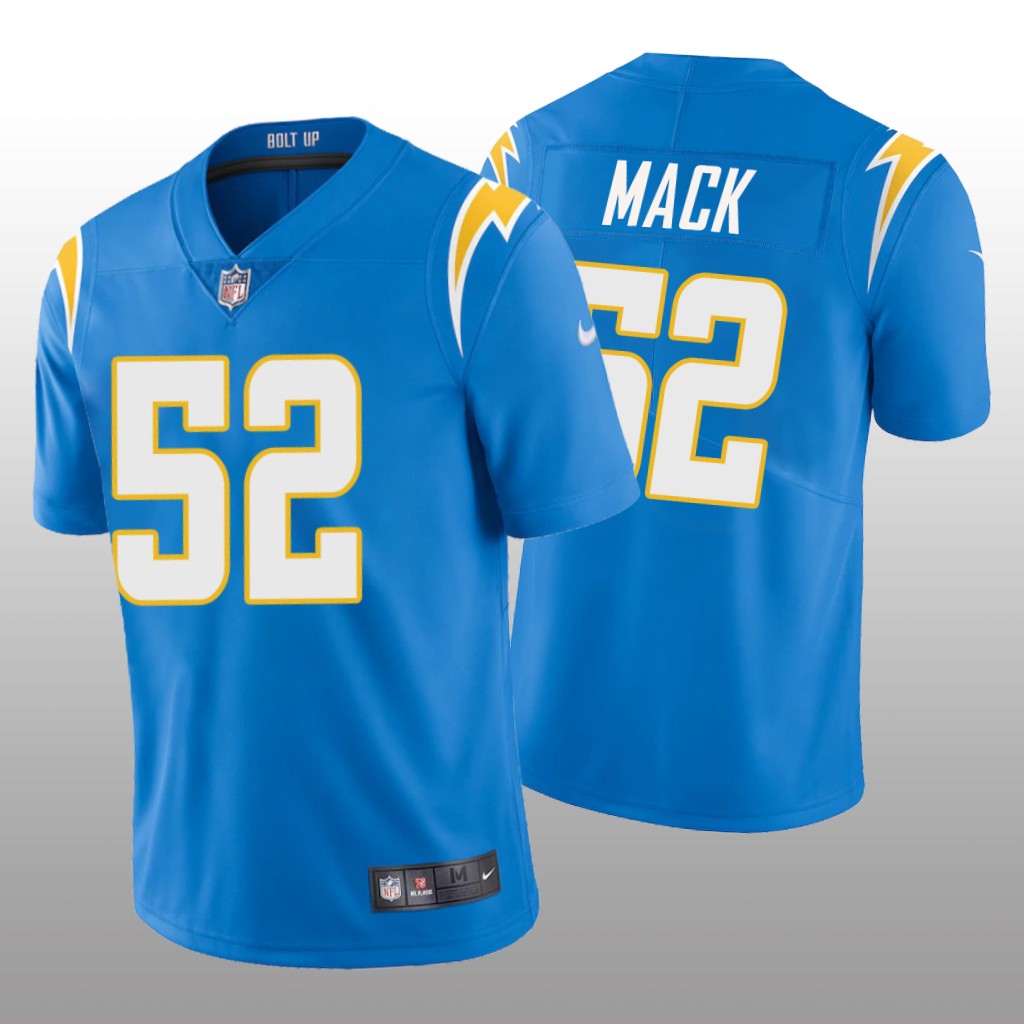 Los Angeles Chargers Khalil Mack Powder Blue Jersey Vapor Limited - Men's