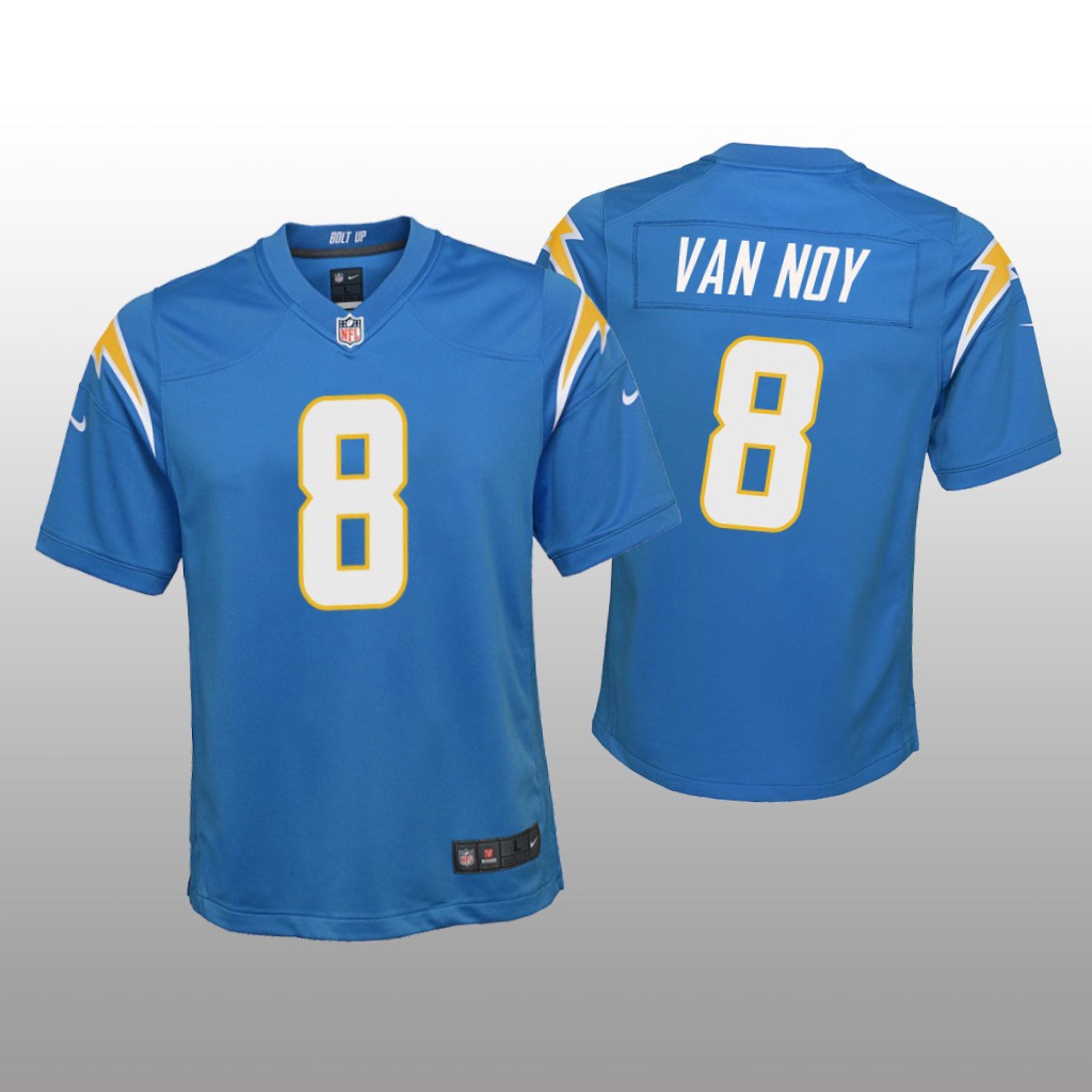Los Angeles Chargers Kyle Van Noy Powder Blue Jersey Game - Youth