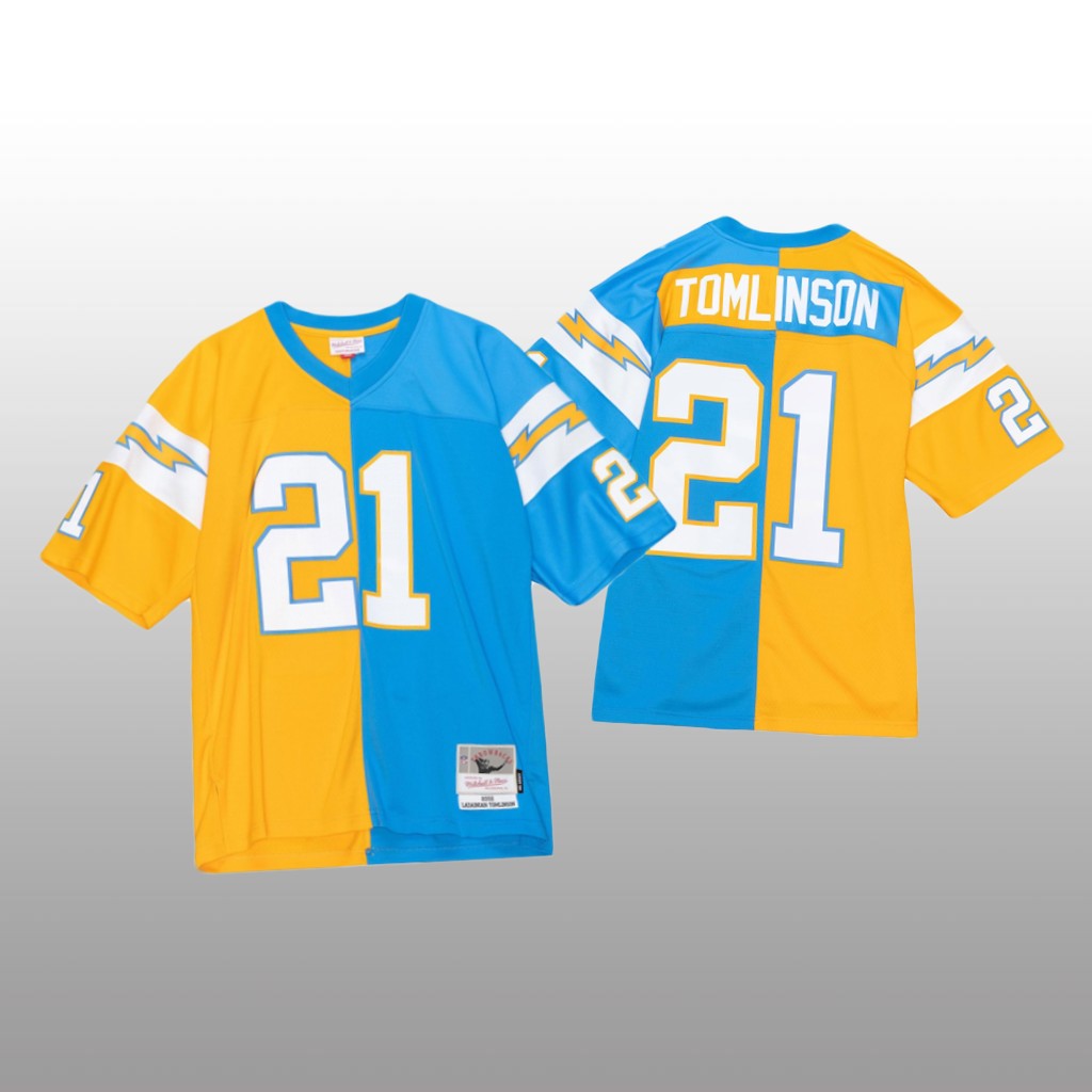 Los Angeles Chargers LaDainian Tomlinson Blue Gold 2002 Split Legacy - Men's