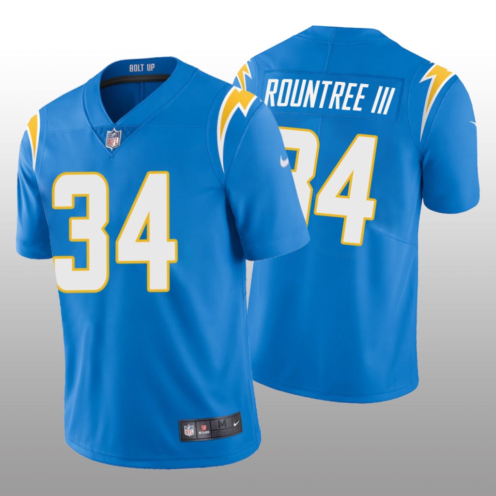 Los Angeles Chargers Larry Rountree III Powder Blue Jersey Vapor Limited Vapor Limited - Men's