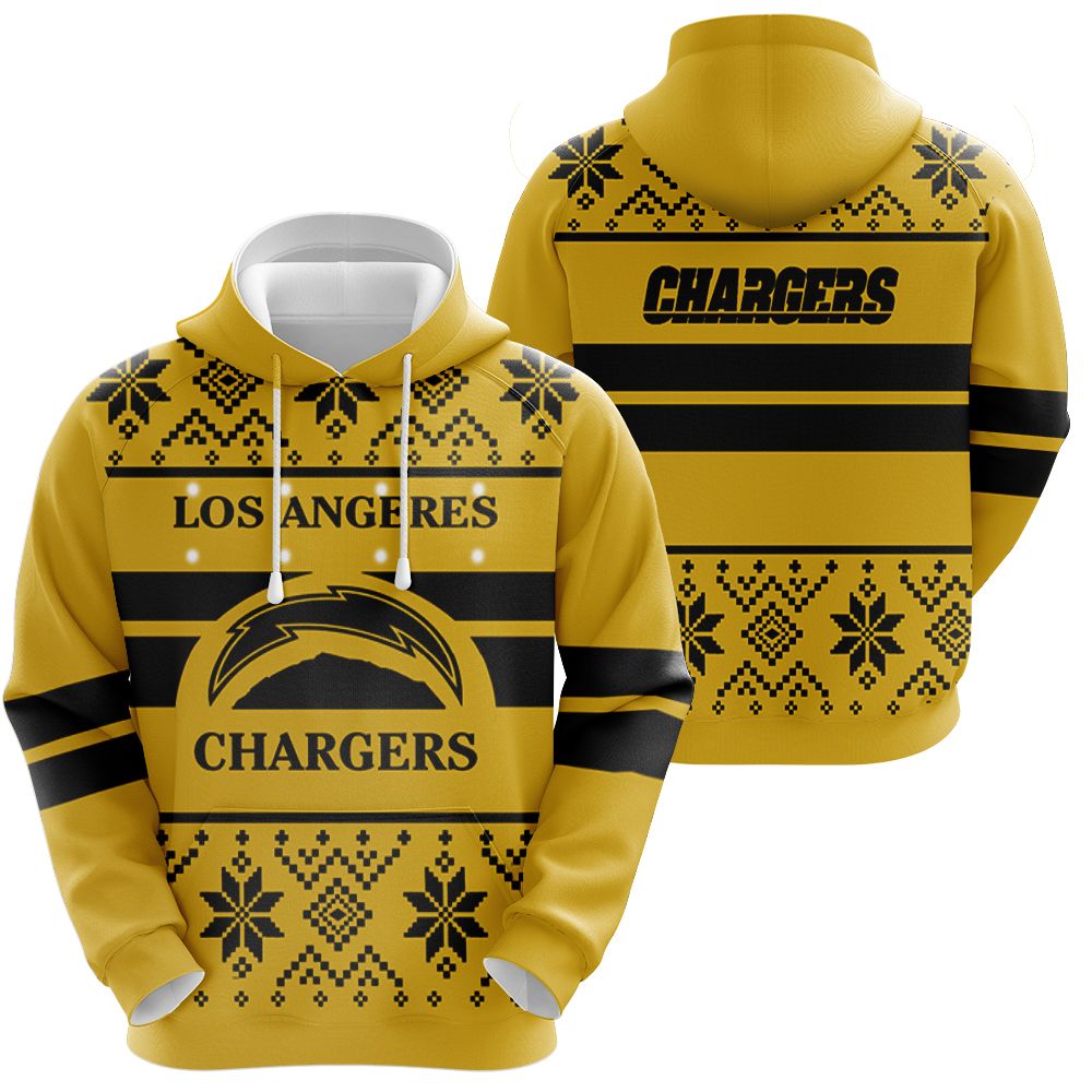 los angeles chargers light up Hoodie