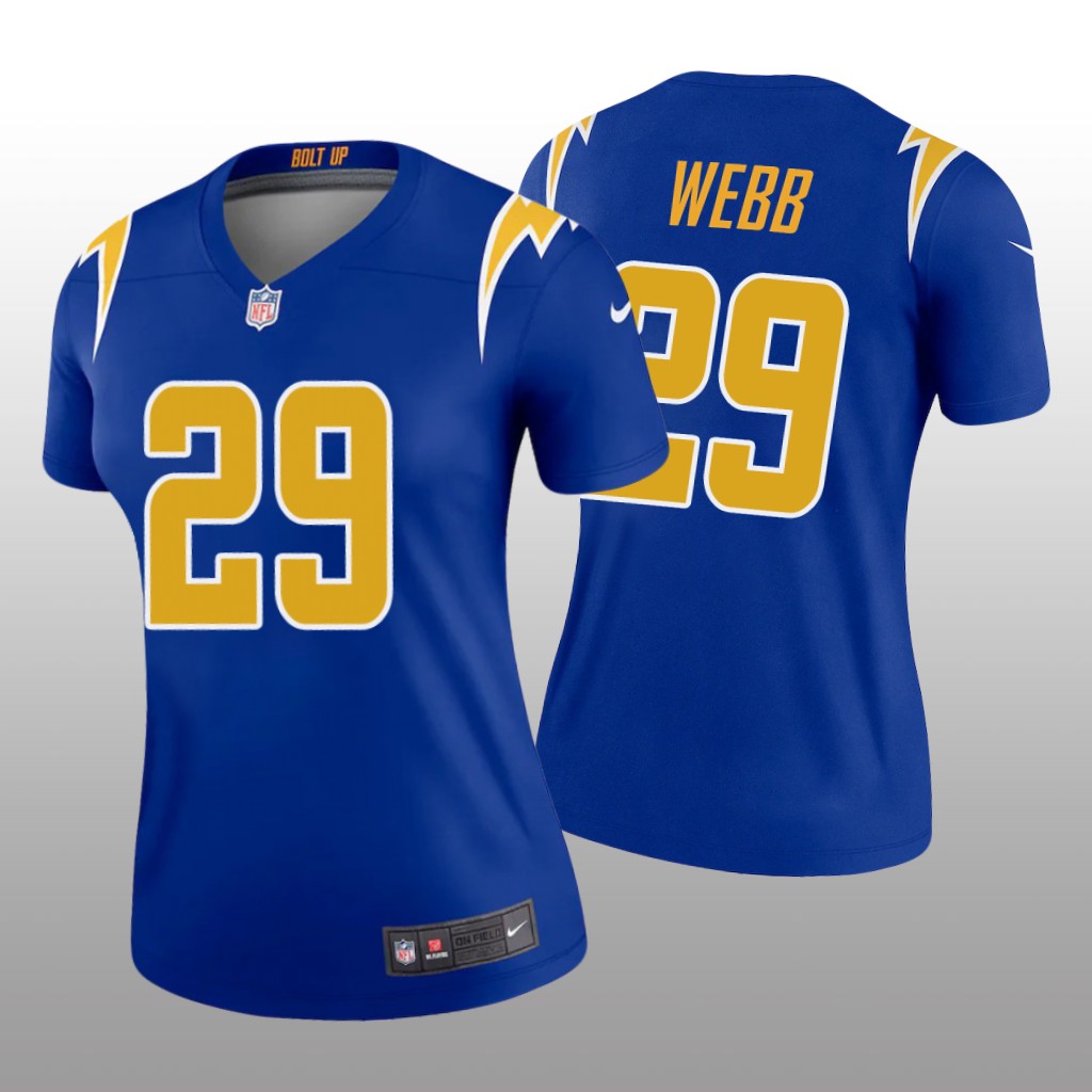Los Angeles Chargers Mark Webb Royal Jersey Alternate Legend - Women's
