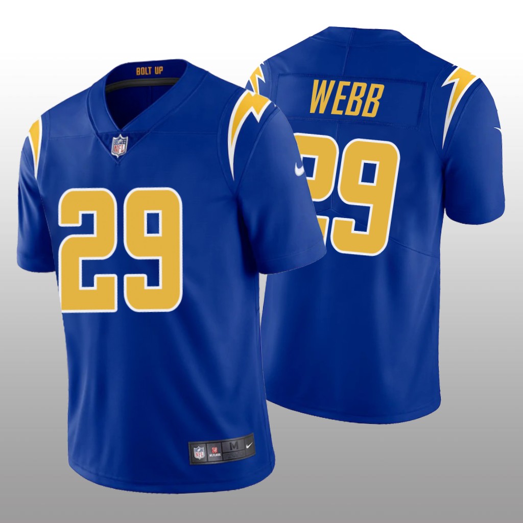 Los Angeles Chargers Mark Webb Royal Jersey Vapor Limited - Men's