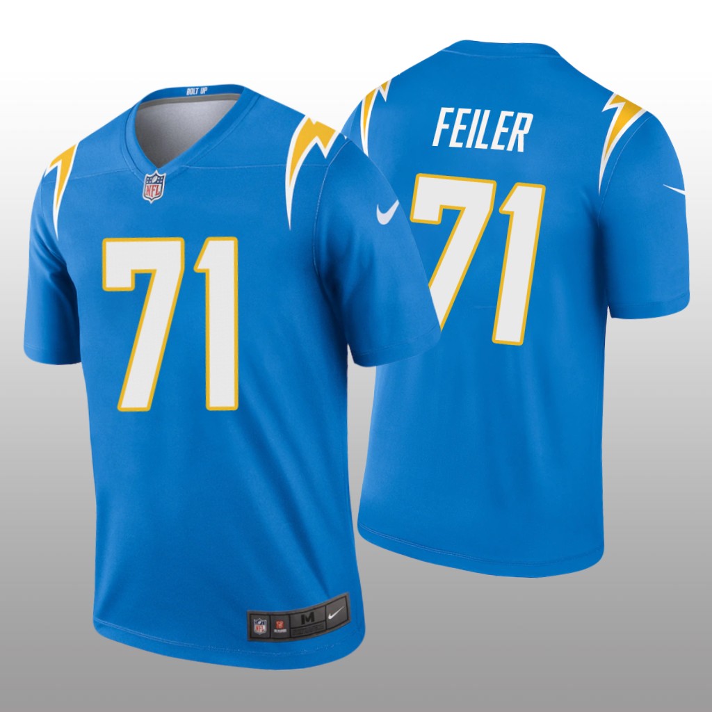 Los Angeles Chargers Matt Feiler Powder Blue Jersey Legend - Men's
