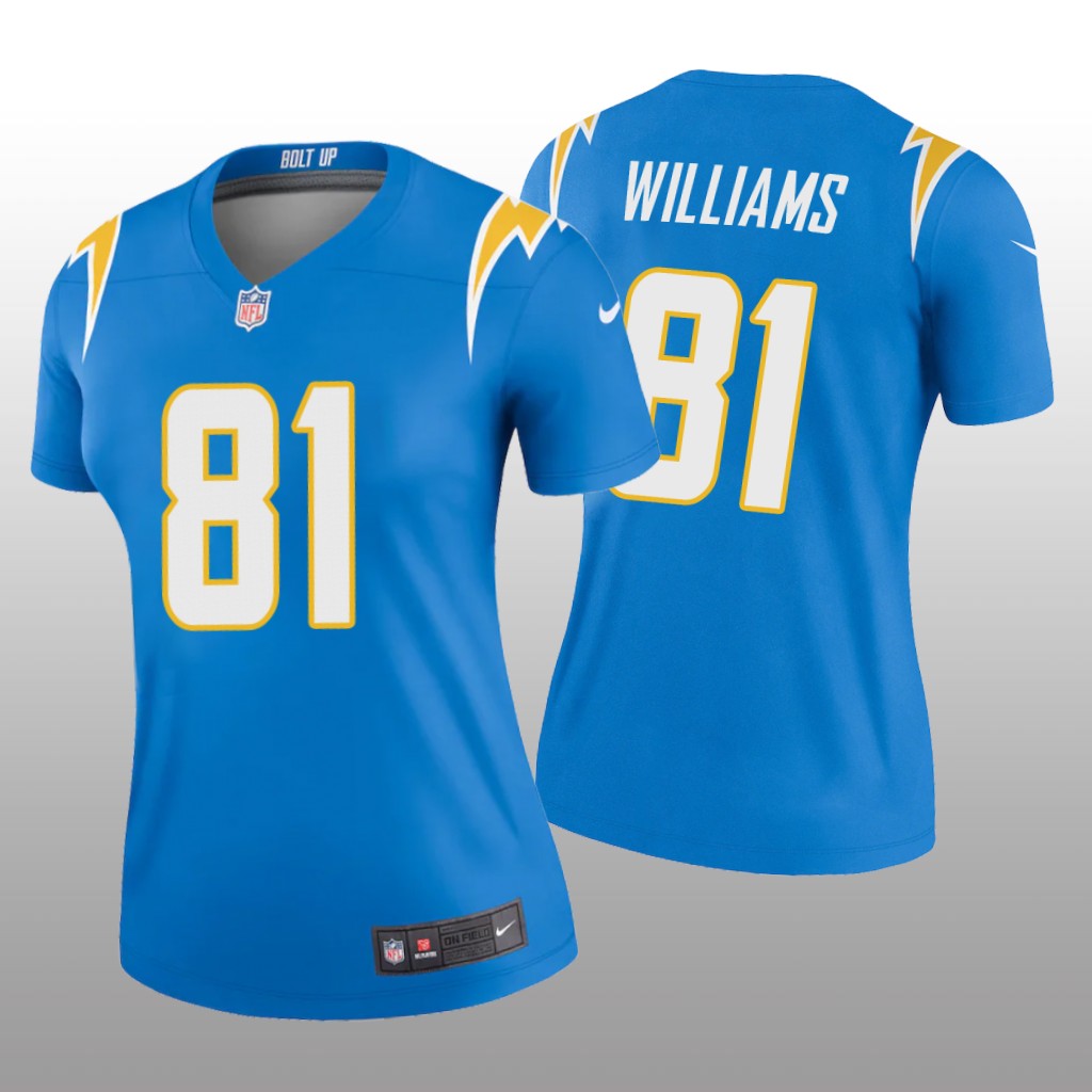 Los Angeles Chargers Mike Williams Powder Blue Jersey Legend - Women's
