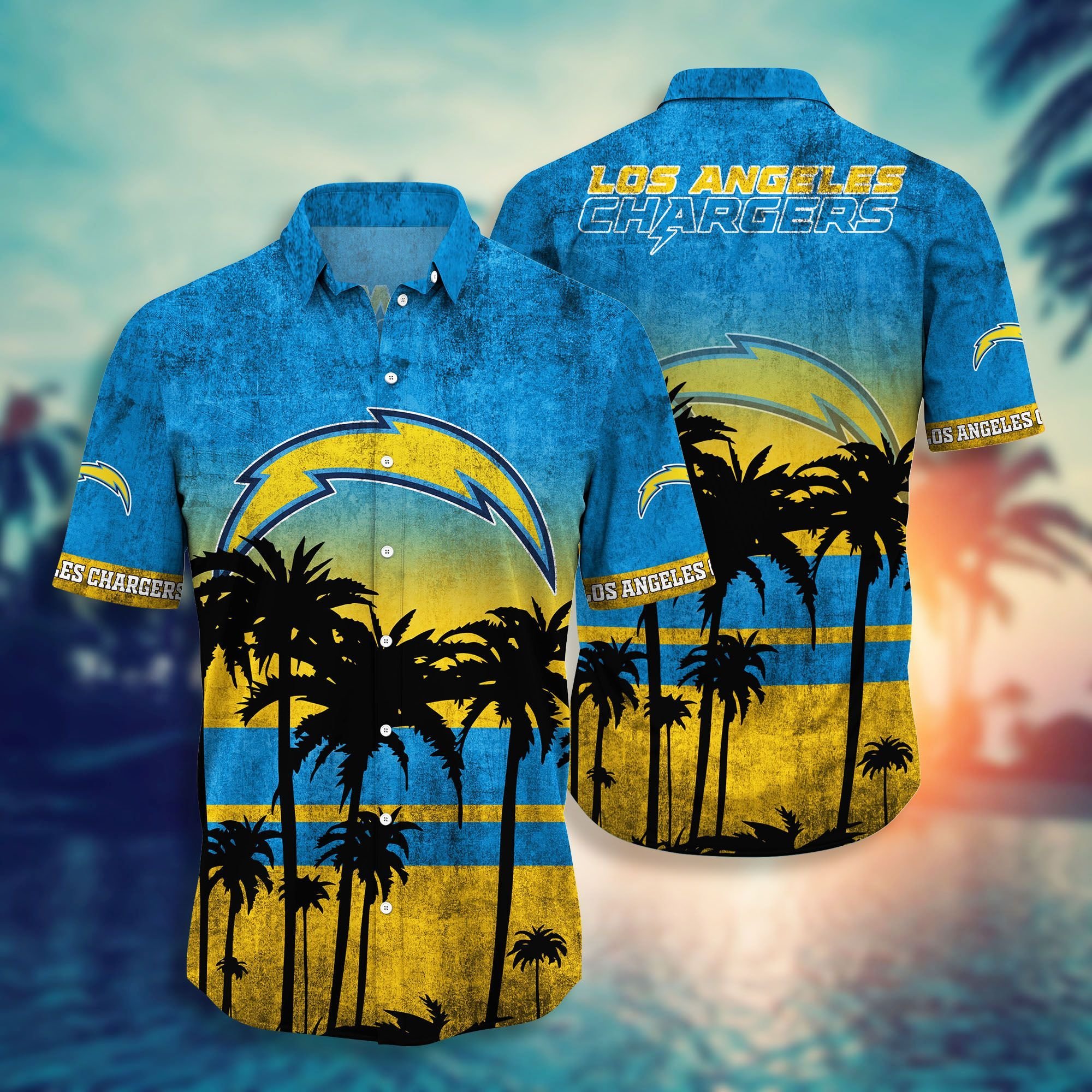 Los Angeles Chargers NFL-Hawaii Shirt Style Hot Trending Summer-Hawaiian NFL