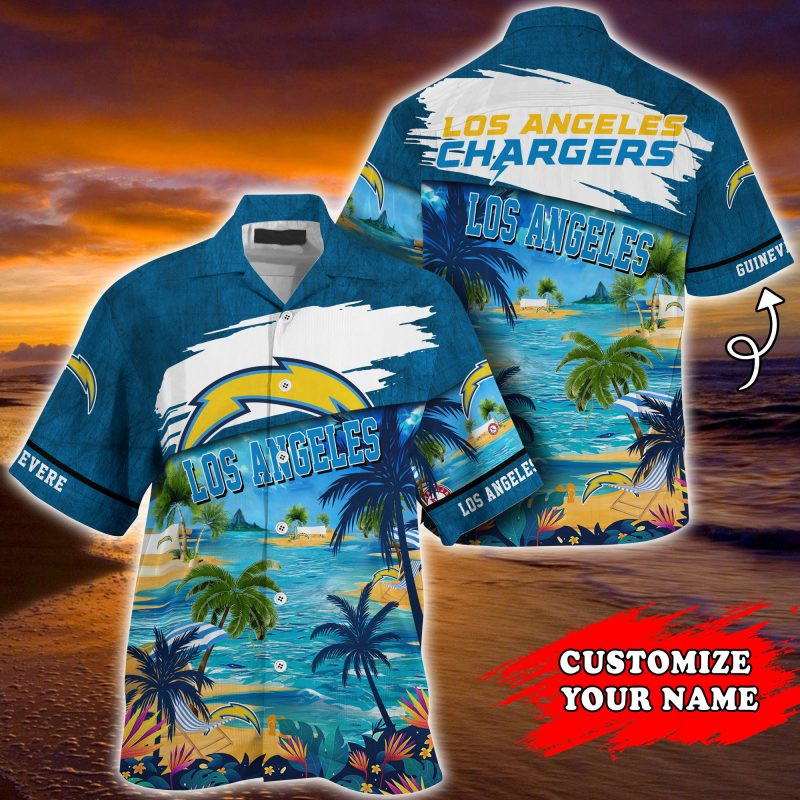 Los Angeles Chargers NFL Customized Summer – Hawaii Shirt For This Season – Gift For Sport Lovers