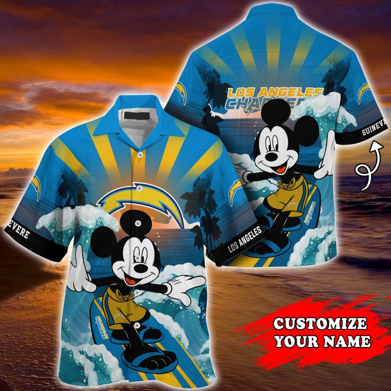 Los Angeles Chargers NFL Summer Customized – Hawaii Shirt For This Season – Gift For Sport Lovers