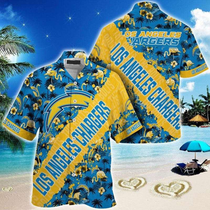 Los Angeles Chargers NFL Trending Summer – Hawaii Shirt For This Season – Gift For Sport Lovers With Tropical Patterns